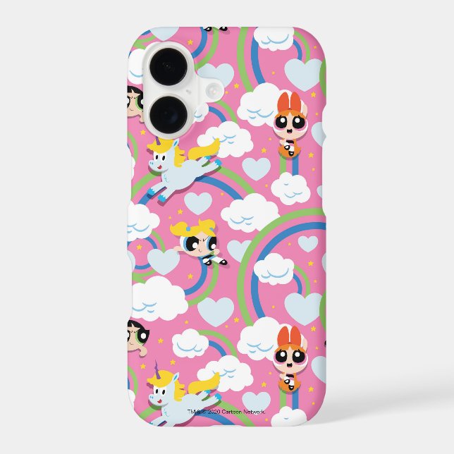 Powerpuff Girls & Donny Rainbow Pattern Iphone Case (Back)