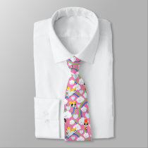 Powerpuff Girls & Donny Rainbow Pattern Neck Tie