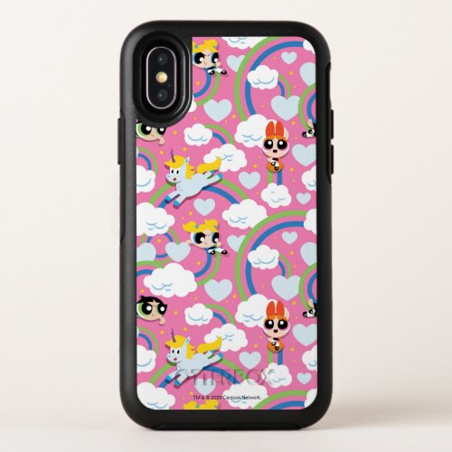 Powerpuff Girls  Donny Rainbow Pattern OtterBox Symmetry iPhone XS Case