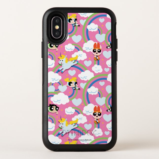 Powerpuff Girls & Donny Rainbow Pattern Otterbox iPhone Case (Back)