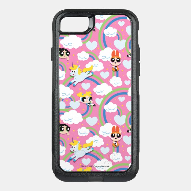 Powerpuff Girls & Donny Rainbow Pattern Otterbox iPhone Case (Back)