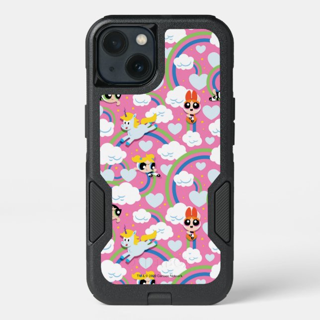 Powerpuff Girls & Donny Rainbow Pattern Otterbox iPhone Case (Back)