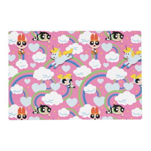 Powerpuff Girls  Donny Rainbow Pattern Placemat