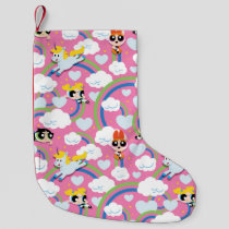 Powerpuff Girls & Donny Rainbow Pattern Small Christmas Stocking