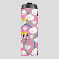 Powerpuff Girls & Donny Rainbow Pattern Thermal Tumbler
