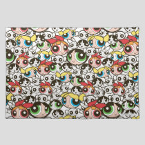 Powerpuff Girls Face Pattern Cloth Placemat