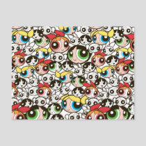 Powerpuff Girls Face Pattern Invitation Postcard