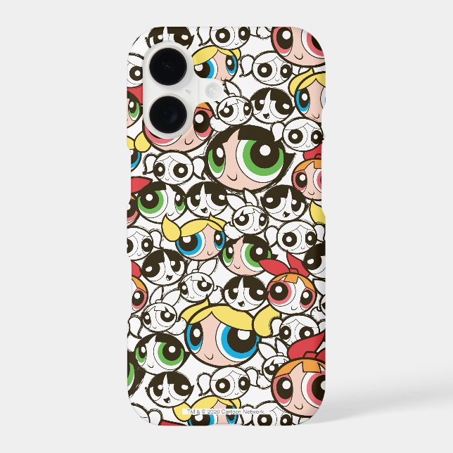 Powerpuff Girls Face Pattern Iphone Case (Back)