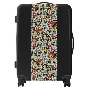 Powerpuff Girls Face Pattern Luggage