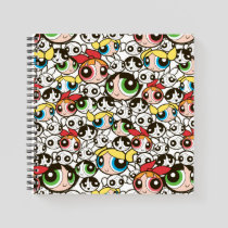 Powerpuff Girls Face Pattern Notebook