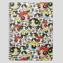 Powerpuff Girls Face Pattern Notebook