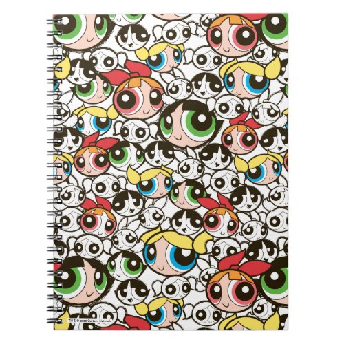 Powerpuff Girls Face Pattern Notebook