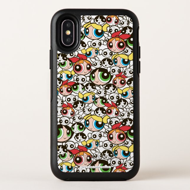 Powerpuff Girls Face Pattern Otterbox iPhone Case (Back)