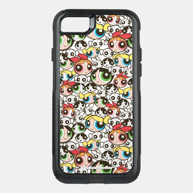 Powerpuff Girls Face Pattern Otterbox iPhone Case (Back)