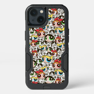 Powerpuff Girls Face Pattern iPhone 13 Case