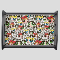 Powerpuff Girls Face Pattern Serving Tray