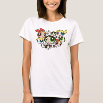 Powerpuff Girls Face Pattern T-Shirt