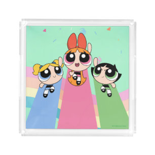 Powerpuff Girls Fly High Acrylic Tray