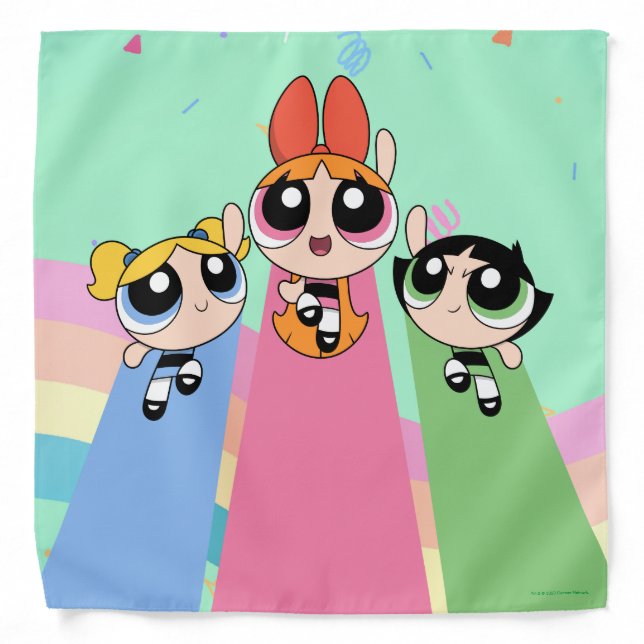 Powerpuff Girls Fly High Bandana (Front)