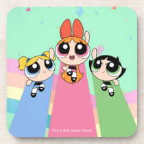 Powerpuff Girls Fly High Beverage Coaster