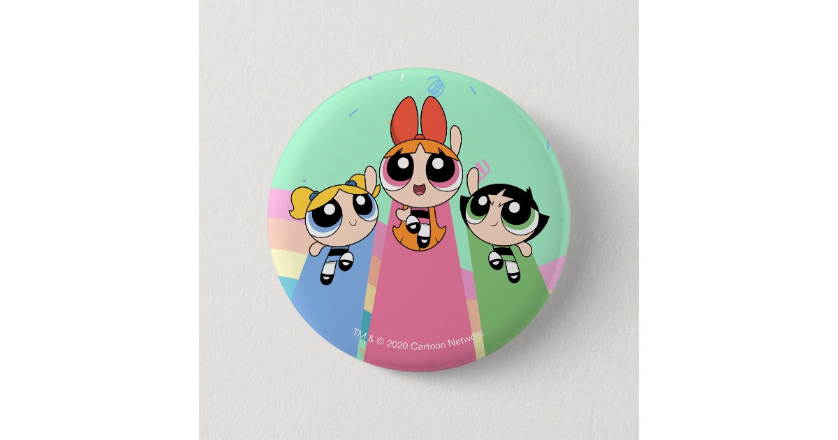 Powerpuff Girls Fly High Button Zazzle Com Powerpuff Girls Fly High Button Zazzle Com