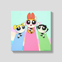 Powerpuff Girls Fly High Canvas Print