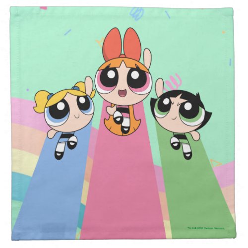 Powerpuff Girls Fly High Cloth Napkin