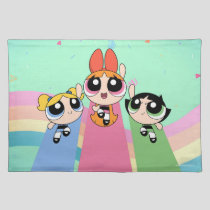 Powerpuff Girls Fly High Cloth Placemat