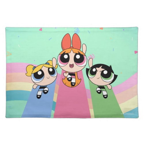 Powerpuff Girls Fly High Cloth Placemat