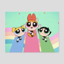 Powerpuff Girls Fly High Invitation Postcard