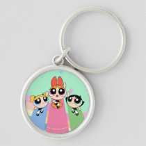Powerpuff Girls Fly High Keychain