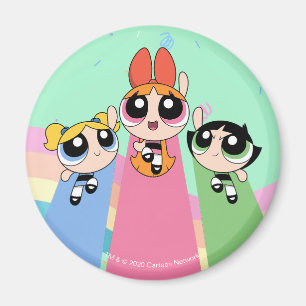 Powerpuff Girls Fly High Magnet
