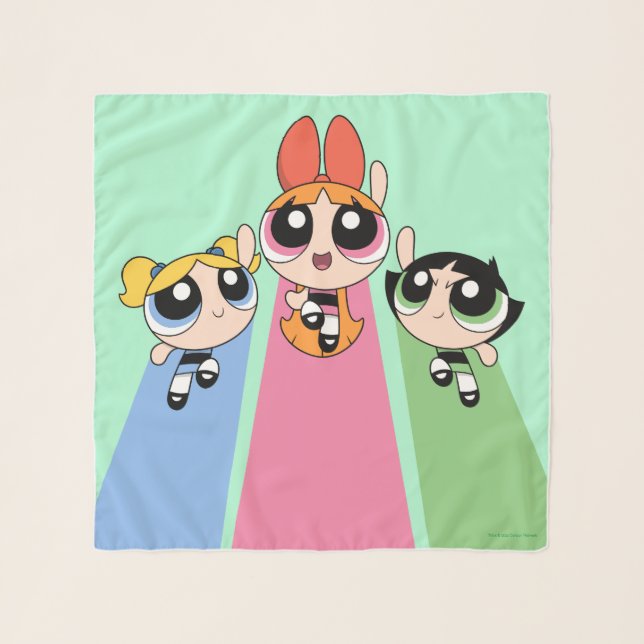 Powerpuff Girls Fly High Scarf (Front)