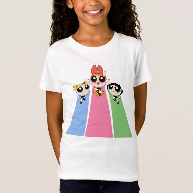 Powerpuff Girls Fly High T-Shirt (Front)