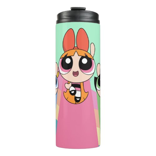 Powerpuff Girls Fly High Thermal Tumbler