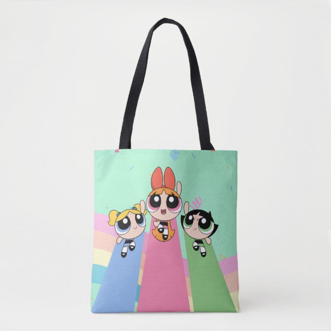 Powerpuff Girls Fly High Tote Bag (Front)