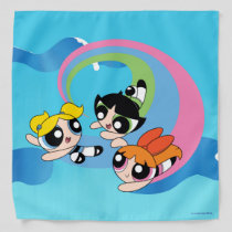 Powerpuff Girls Fly Through The Sky Bandana
