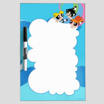 Powerpuff Girls Fly Through The Sky Dry Erase Board