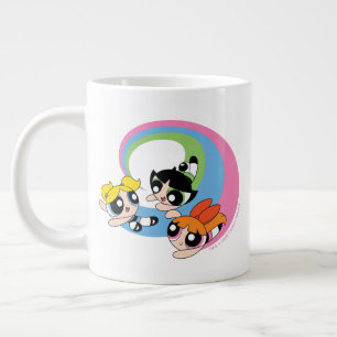 Powerpuff Girls Fly Through The Sky Giant Coffee Mug