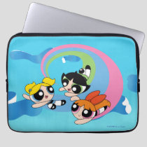 Powerpuff Girls Fly Through The Sky Laptop Sleeve