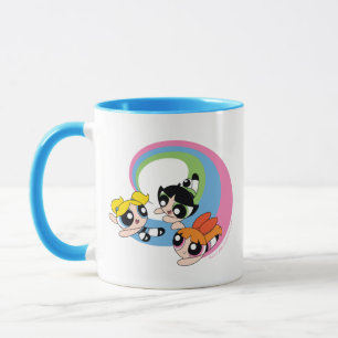 Powerpuff Girls Fly Through The Sky Mug