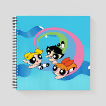 Powerpuff Girls Fly Through The Sky Notebook