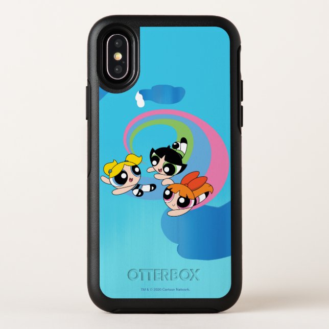 Powerpuff Girls Fly Through The Sky Otterbox iPhone Case (Back)