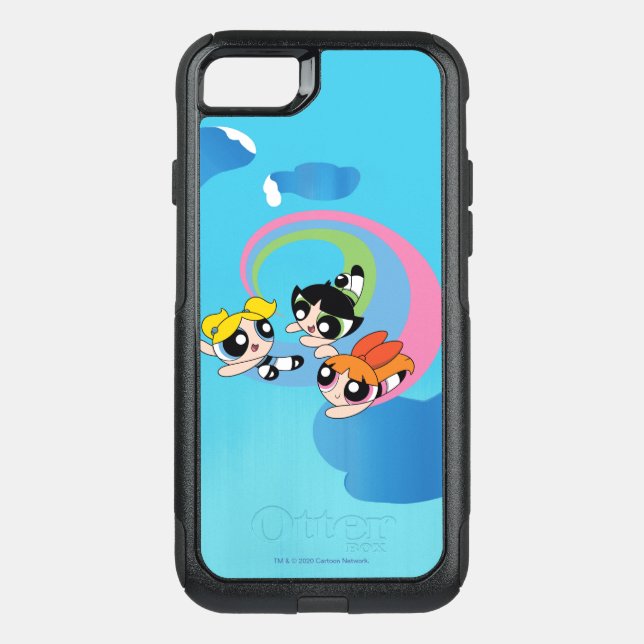 Powerpuff Girls Fly Through The Sky Otterbox iPhone Case (Back)