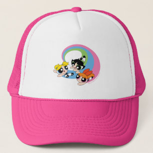 Powerpuff Girls Fly Through The Sky Trucker Hat