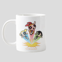 Powerpuff Girls Launch Into The Air Giant Coffee Mug