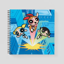 Powerpuff Girls Launch Into The Air Notebook