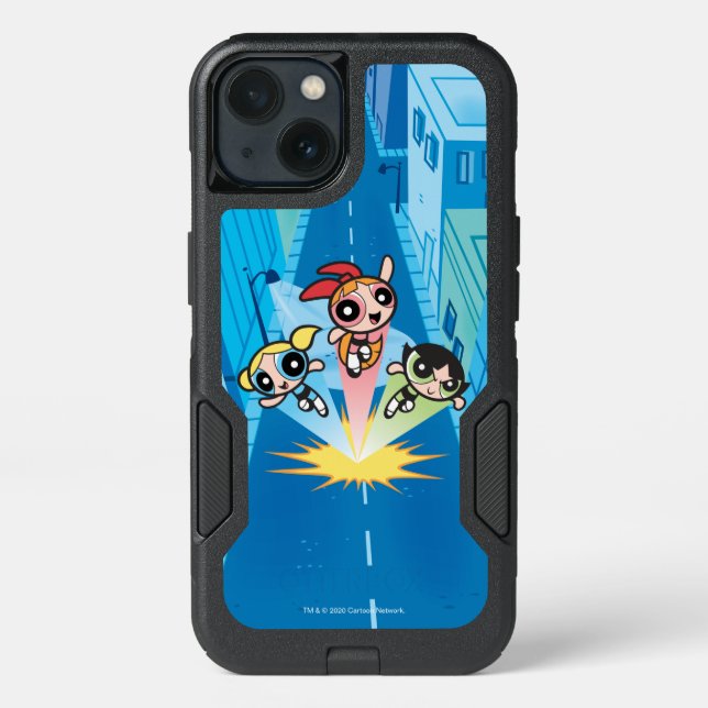 Powerpuff Girls Launch Into The Air Otterbox iPhone Case (Back)