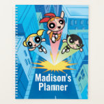 Powerpuff Girls Launch Into The Air Planner<br><div class="desc">The Powerpuff Girls | Blossom,  Bubbles,  and Buttercup launch up into the air from the street,  leaving colorful trails behind!</div>