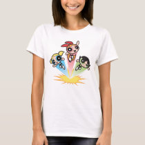 Powerpuff Girls Launch Into The Air T-Shirt
